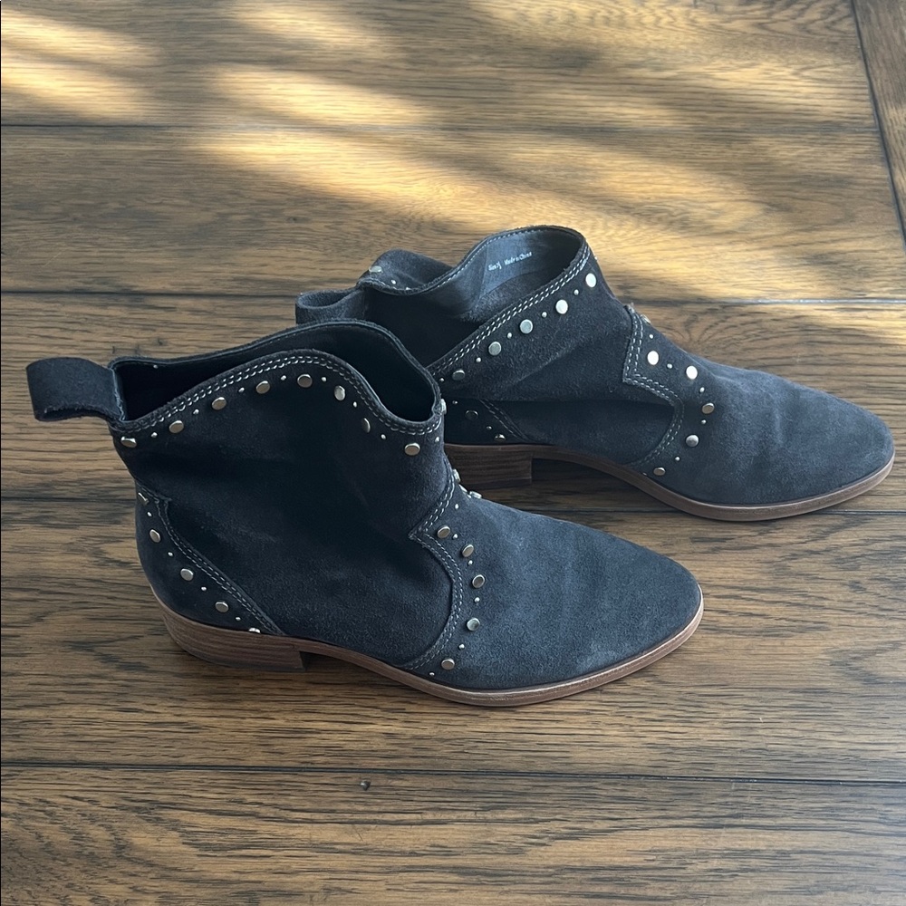 Dolce Vita Dark Grey Studded Ankle Booties great condition